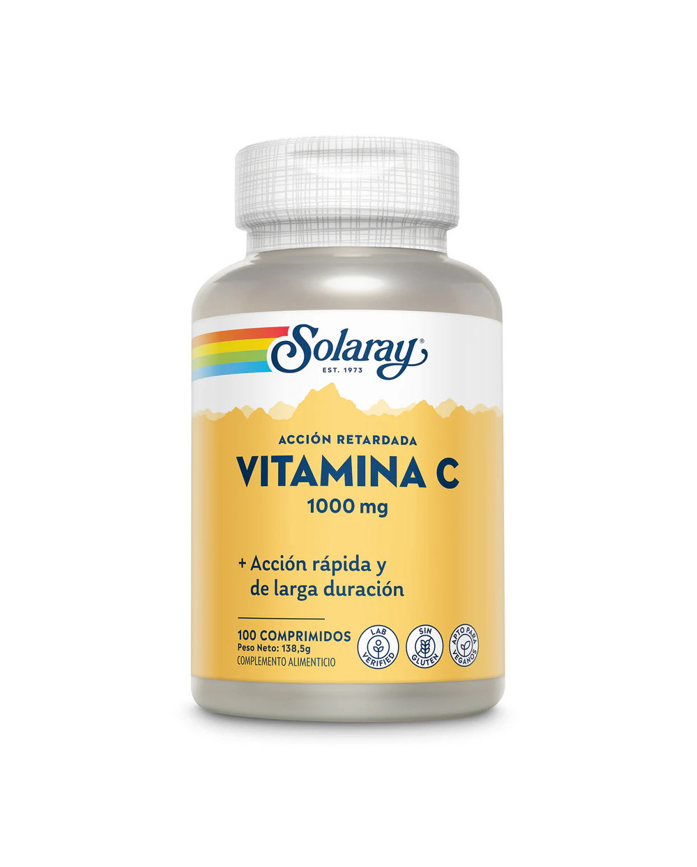 SOLARAY Vitamina C 1000 MG 100 Comprimidos