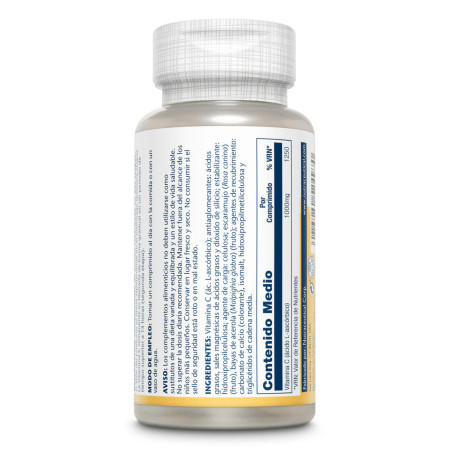 SOLARAY Vitamina C 1000 MG 100 Comprimidos