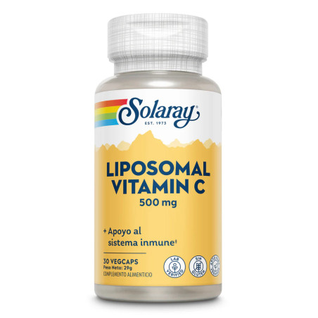 SOLARAY Vitamina C Liposomal 500 mg 30 Cápsulas