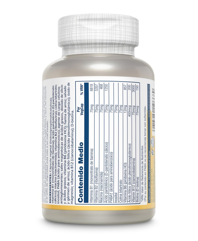 SOLARAY B Complex 75 100 Cápsulas
