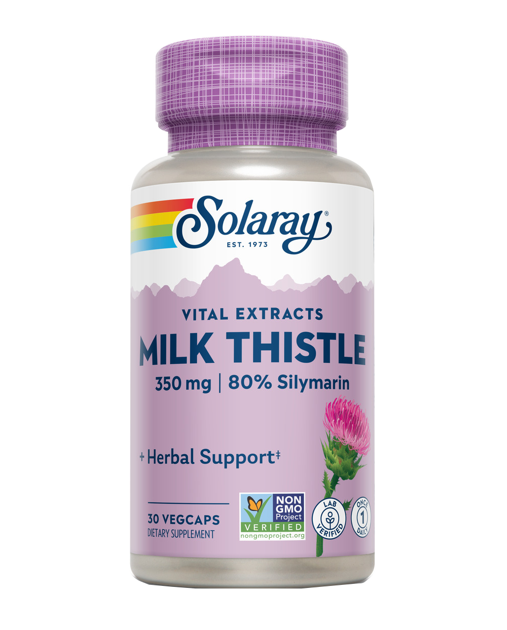 SOLARAY Milk Thistle 30 Cápsulas