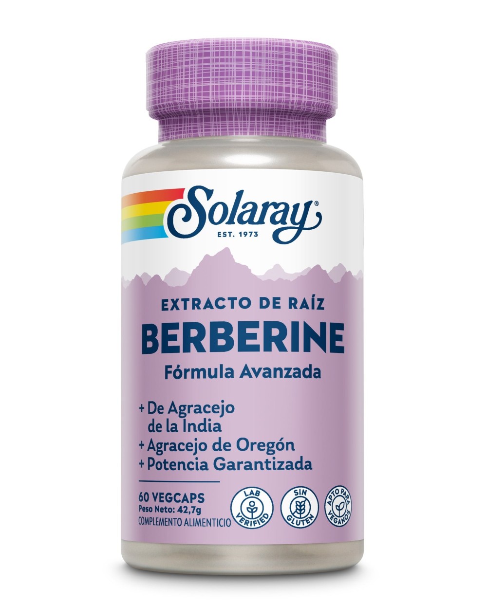SOLARAY Berberine 60 Cápsulas