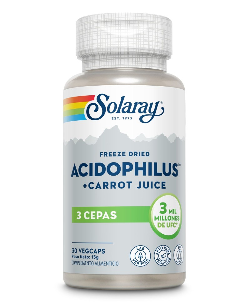 SOLARAY Acidophilus Vegan 30 Cápsulas