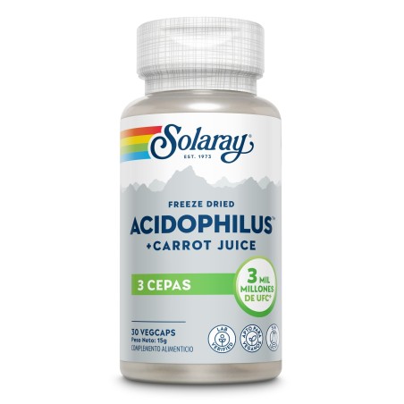 SOLARAY Acidophilus Vegan 30 Cápsulas