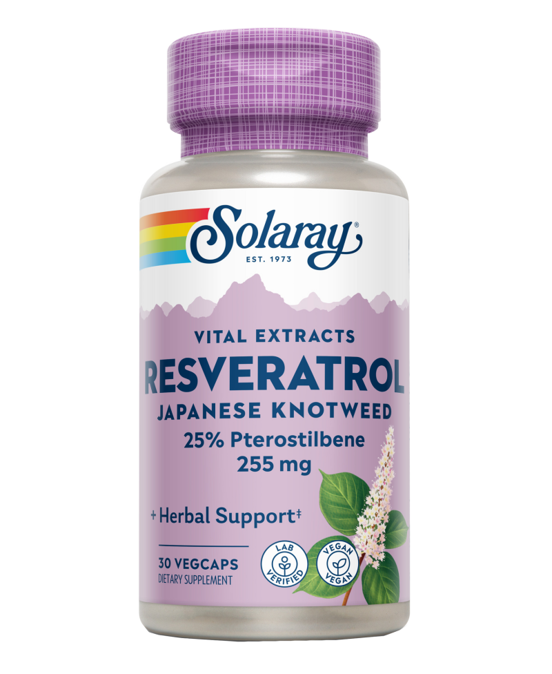 SOLARAY Resveratrol 30 Cápsulas