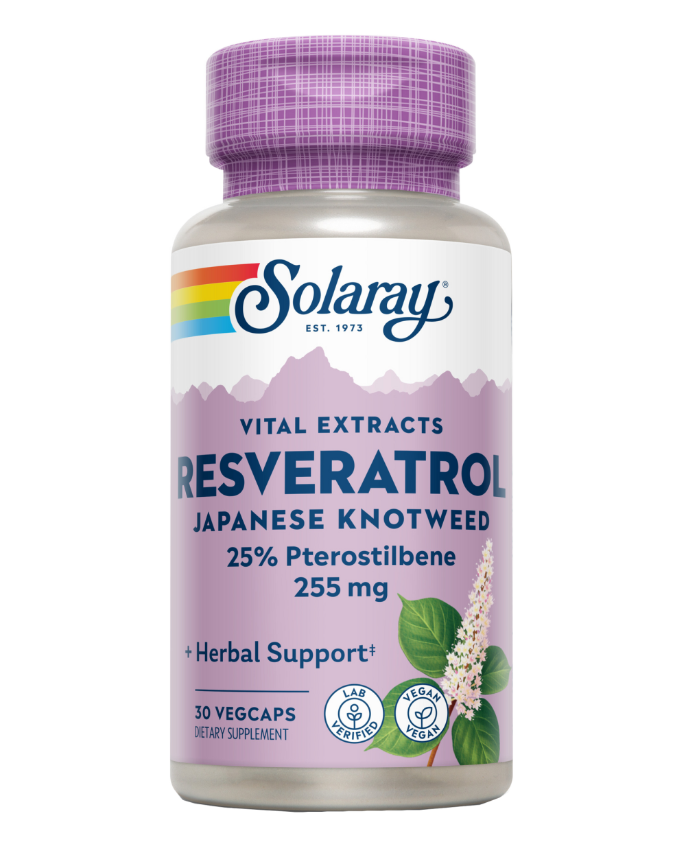 SOLARAY Resveratrol 30 Cápsulas