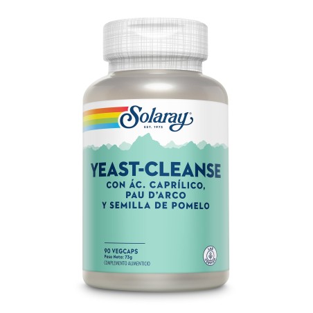 SOLARAY Yeast Cleanse 90 Cápsulas