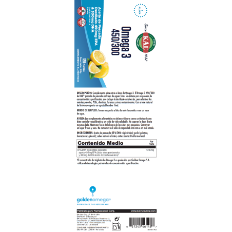 KAL Omega 3 450 /300 60 Perlas