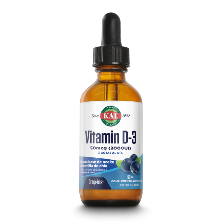 KAL Vitamina D3 Gotas 53 ml
