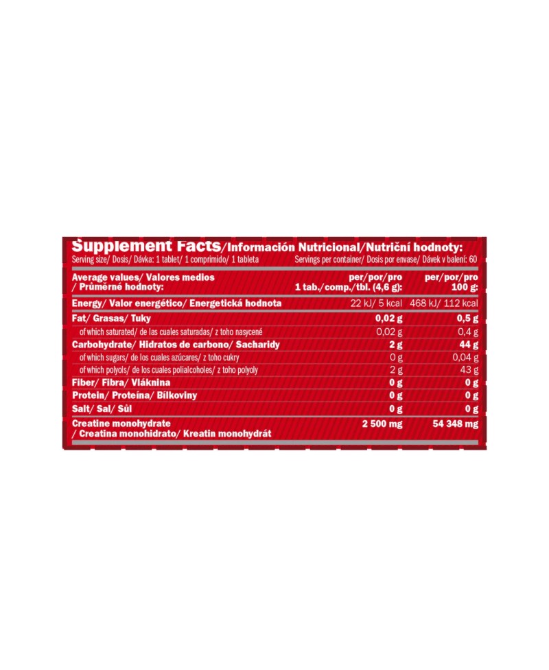 AMIX Creatine 2500mg chewables60 tabletas mix