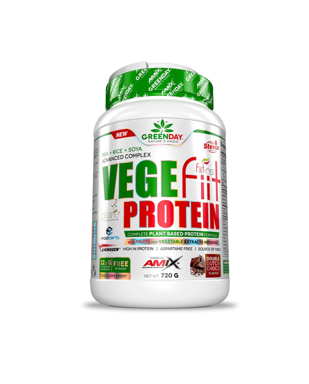 AMIX Vegefiit protein sabor chocolate 720 g