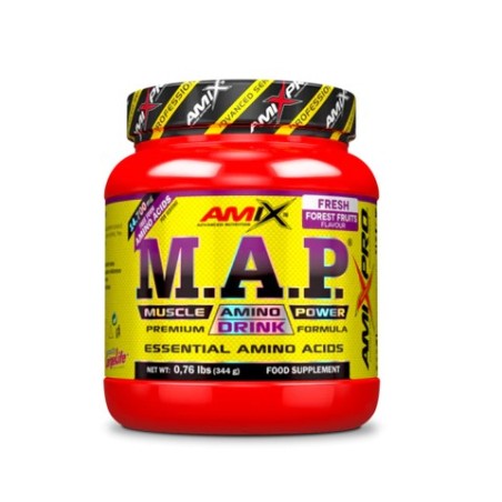AMIX MAP Aminoácidos esenciales sabor frutas del bosque 344g