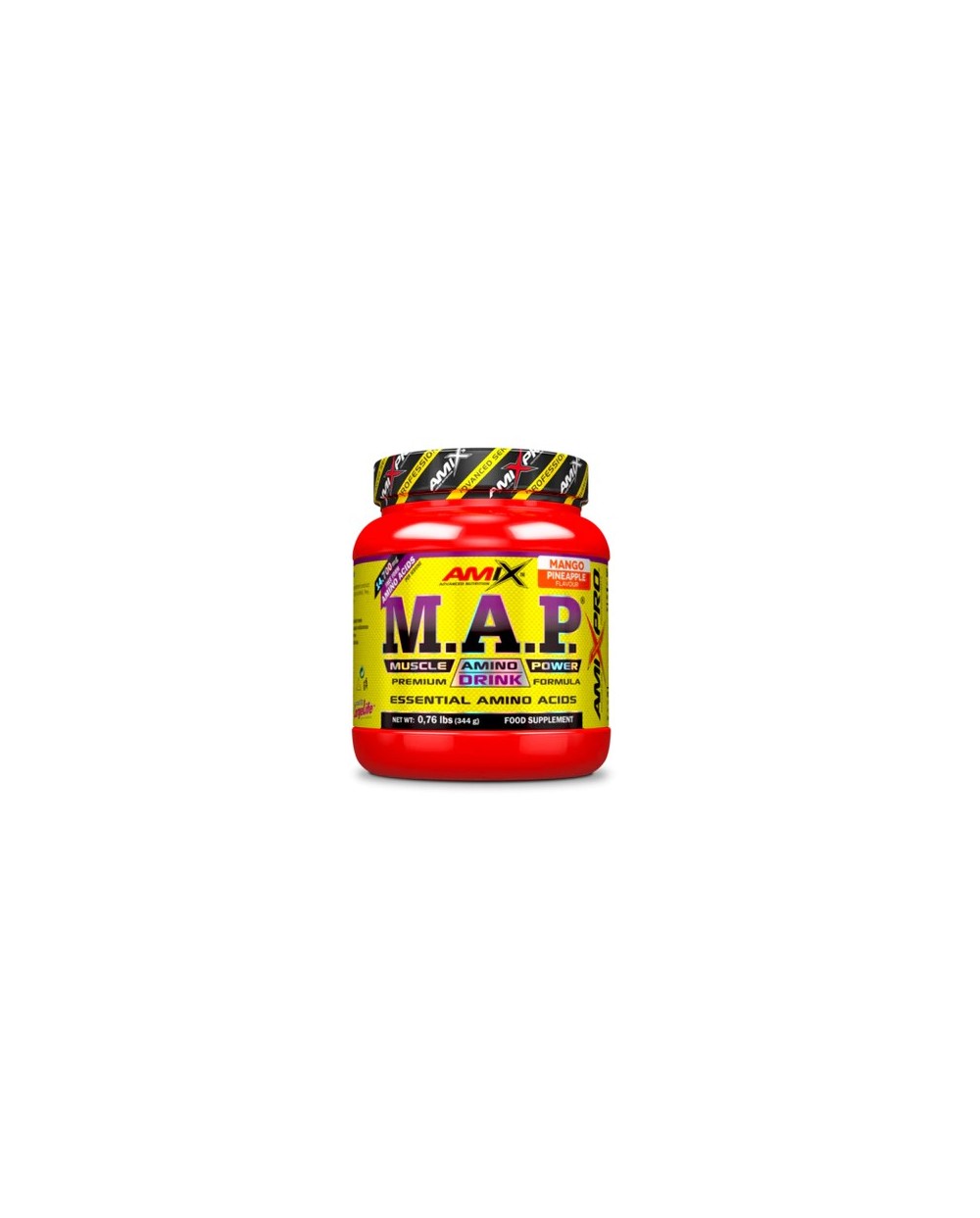 AMIX MAP Aminoácidos esenciales sabor mango piña 344g