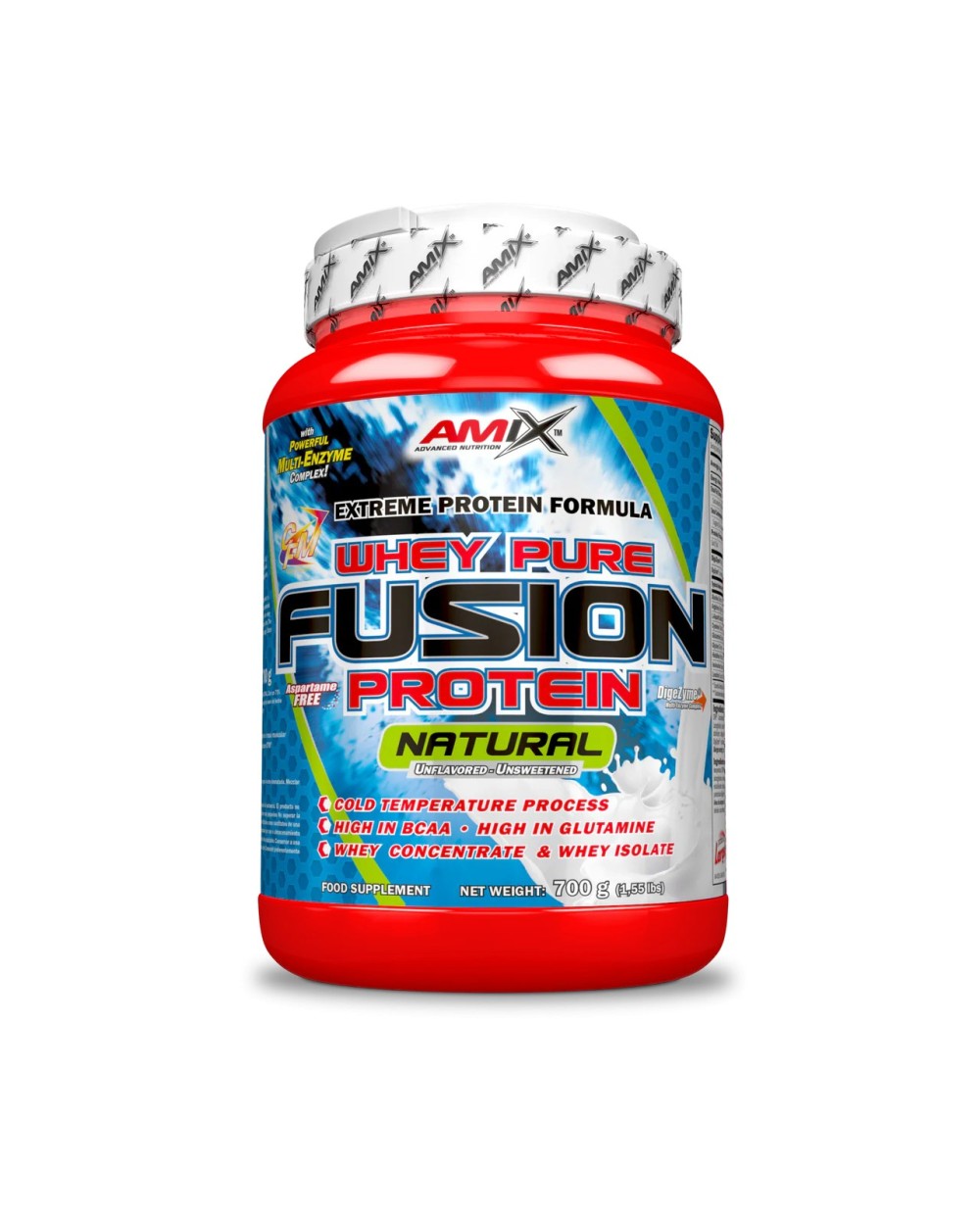 AMIX Whey pro fusion protein sabor natural 700g