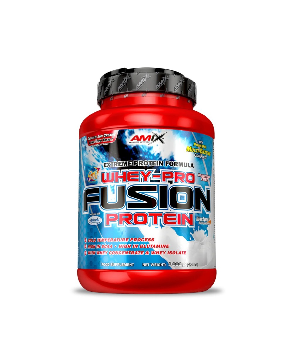 AMIX Whey pro fusion sabor chocolate blanco 1KG