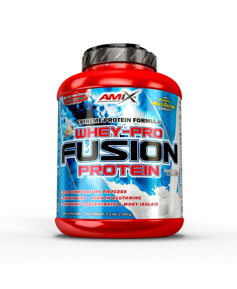 AMIX Whey pro fusion protein sabor fresa 2,3KG
