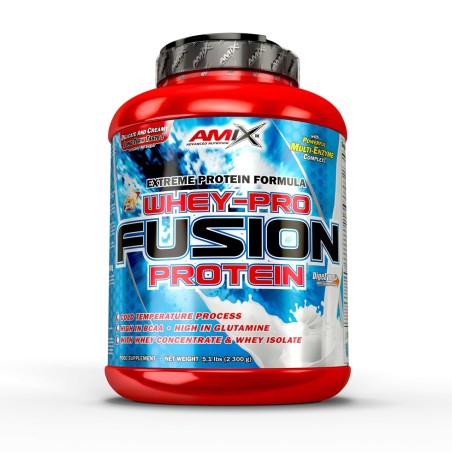 AMIX Whey pro fusion sabor chocolate 2,3KG