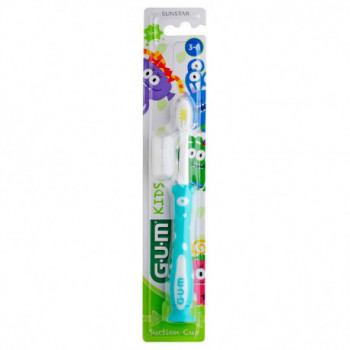 GUM Cepillo Dental Suave Kids Monstruos de 6 a 3 años 1 uds