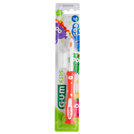 GUM Cepillo Dental Suave Kids Monstruos de 6 a 3 años 1 uds