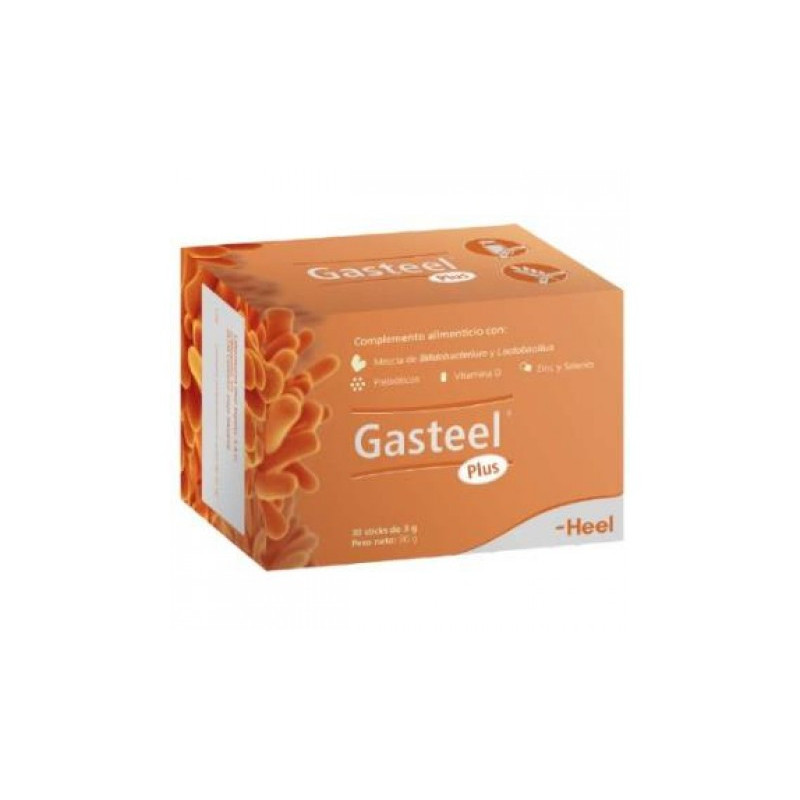 HEEL GASTEEL PLUS 10 SOBRES PROBIOTICO + 50 AÑOS