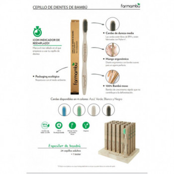 FARMAMBU CEPILLO DE DIENTES BAMBU VERDE