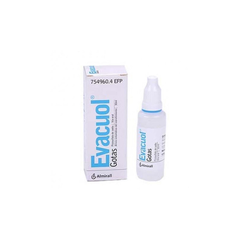 EVACUOL 7,5 MG/ML GOTAS ORALES EN SOLUCIÓN , 1 FRASCO DE 30 ML