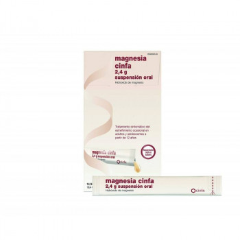 MAGNESIA CINFA 2,4 G SUSPENSION ORAL , 14 SOBRES