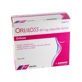 ORLILOSS 60 MG CAPSULAS DURAS, 84 CÁPSULAS (PVC-PVDC/AL)