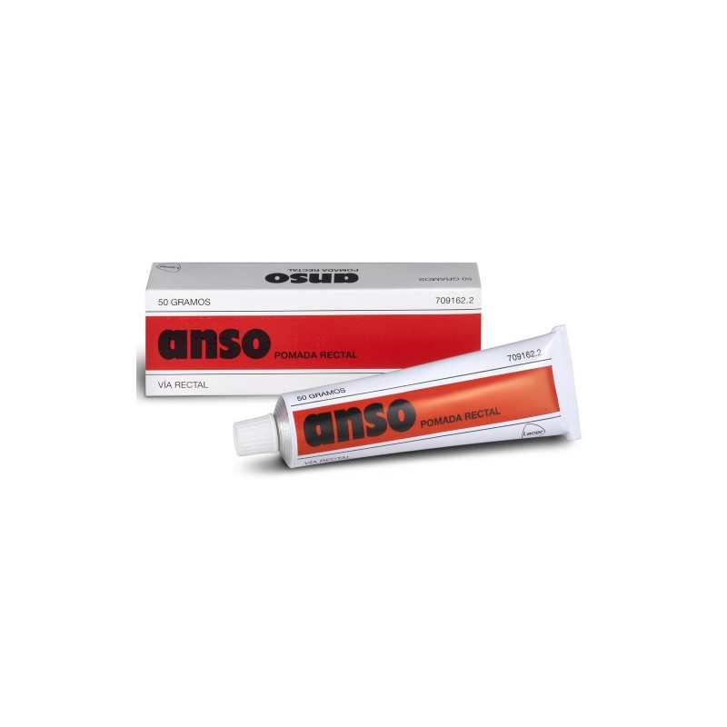 ANSO POMADA RECTAL, 1 TUBO DE 50 G