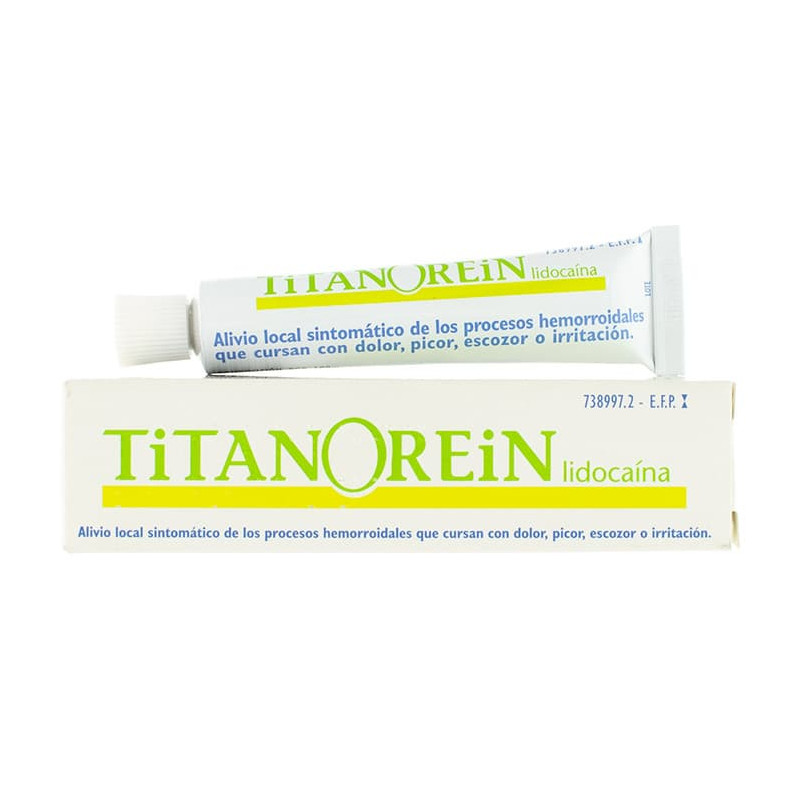 TITANOREIN LIDOCAINA CREMA RECTAL, 1 TUBO DE 20 G