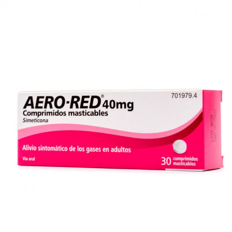 AERO RED 40 MG COMPRIMIDOS MASTICABLES , 30 COMPRIMIDOS