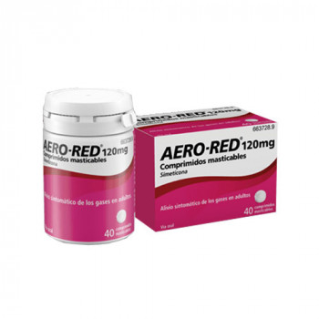 AERO-RED 120 MG COMPRIMIDOS MASTICABLES, 40 COMPRIMIDOS