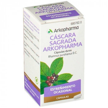 CÁSCARA SAGRADA ARKOPHARMA CÁPSULAS DURAS , 50 CÁPSULAS