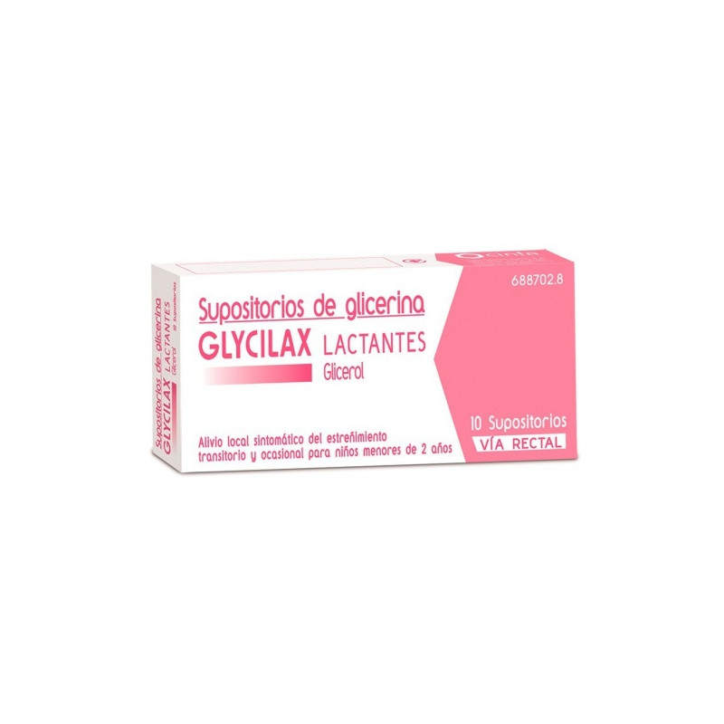 GLYCILAX LACTANTES SUPOSITORIOS , 10 SUPOSITORIOS