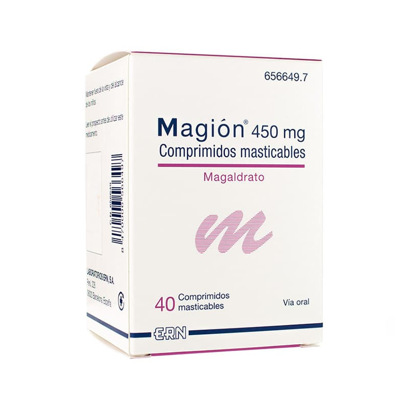MAGION 450 MG COMPRIMIDOS MASTICABLES , 40 COMPRIMIDOS