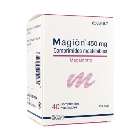 MAGION 450 MG COMPRIMIDOS MASTICABLES , 40 COMPRIMIDOS