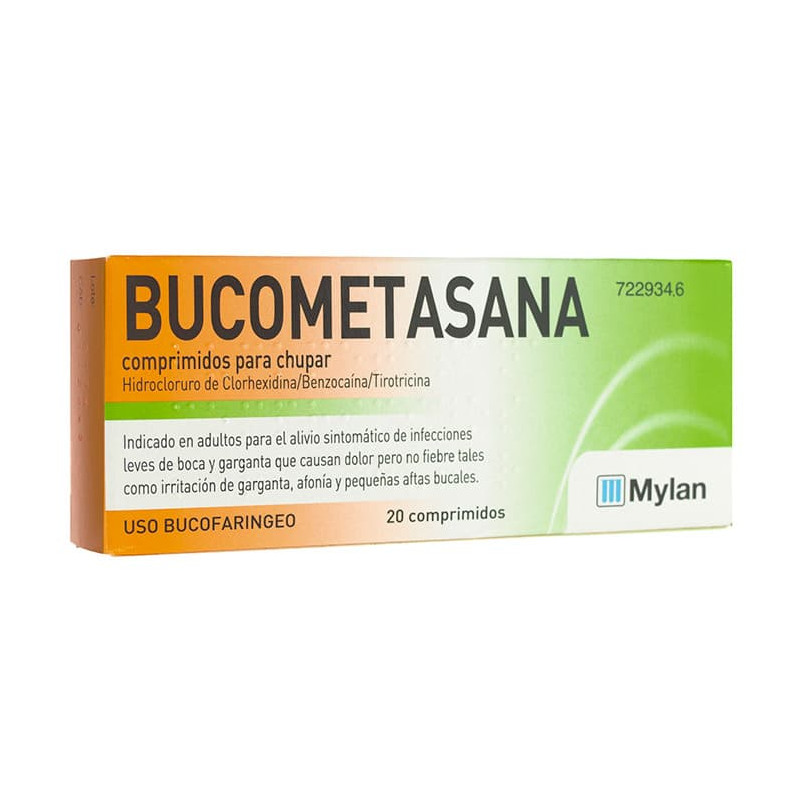 BUCOMETASANA COMPRIMIDOS PARA CHUPAR , 20 COMPRIMIDOS
