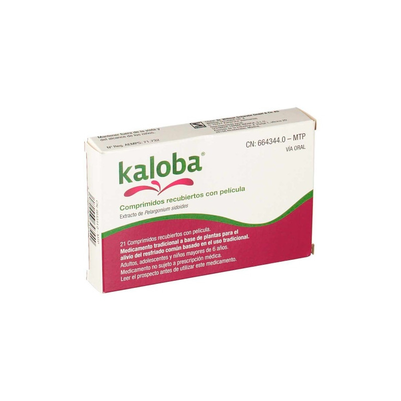 KALOBA COMPRIMIDOS RECUBIERTOS CON PELICULA , 21 COMPRIMIDOS