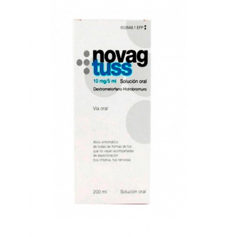 NOVAG TUSS 10MG/5ML SOLUCION ORAL, 1 FRASCO DE 200 ML