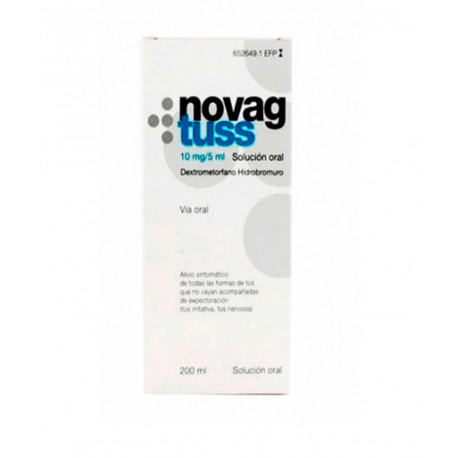 NOVAG TUSS 10MG/5ML SOLUCION ORAL, 1 FRASCO DE 200 ML