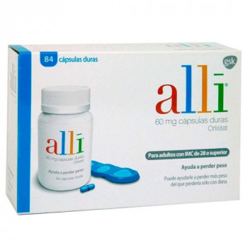ALLI 60 MG CAPSULAS DURAS, 84 CÁPSULAS