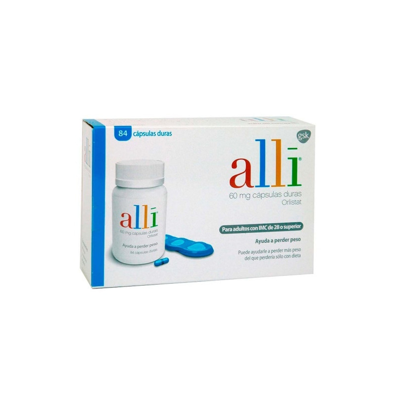 ALLI 60 MG CAPSULAS DURAS, 84 CÁPSULAS