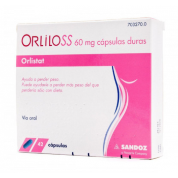 ORLILOSS 60 MG CAPSULAS DURAS, 42 CÁPSULAS (PVC-PVDC/AL)