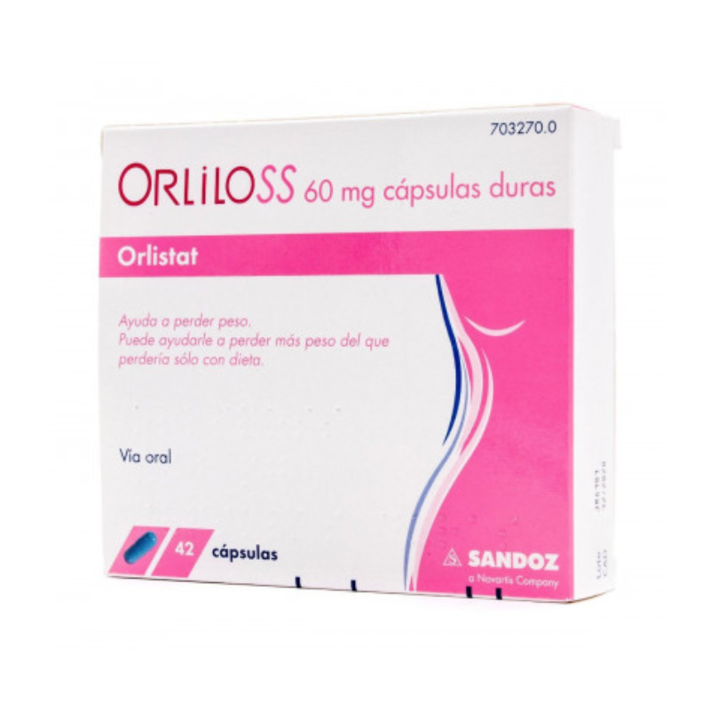 ORLILOSS 60 MG CAPSULAS DURAS, 42 CÁPSULAS (PVC-PVDC/AL)