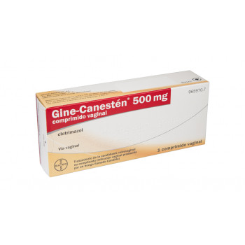 GINE-CANESTEN 500 MG COMPRIMIDO VAGINAL , 1 COMPRIMIDO