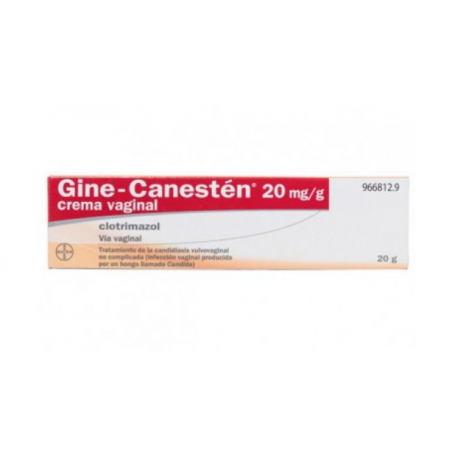 GINE-CANESTEN 20 MG/G CREMA VAGINAL , 1 TUBO DE 20 G