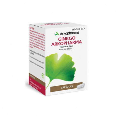 GINKGO ARKOPHARMA CÁPSULAS DURAS , 100 CÁPSULAS