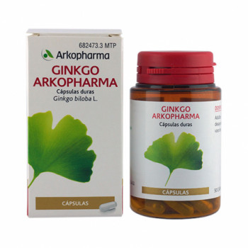 GINKGO ARKOPHARMA CÁPSULAS DURAS , 50 CÁPSULAS