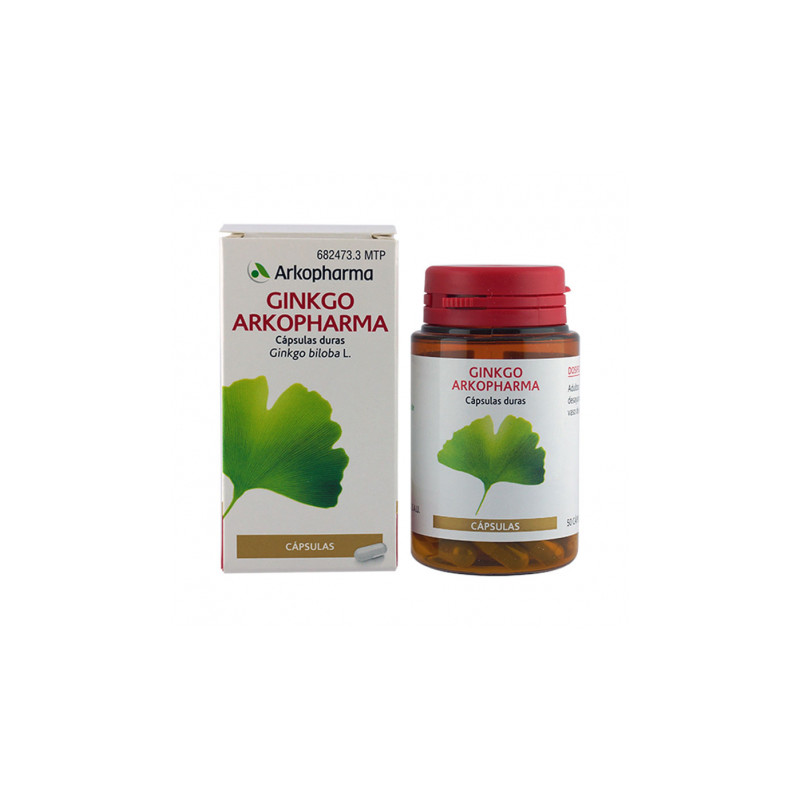 GINKGO ARKOPHARMA CÁPSULAS DURAS , 50 CÁPSULAS