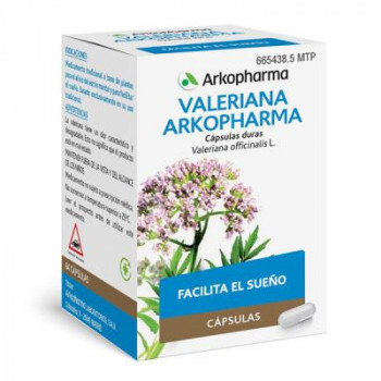 VALERIANA ARKOPHARMA CÁPSULAS DURAS , 84 CÁPSULAS